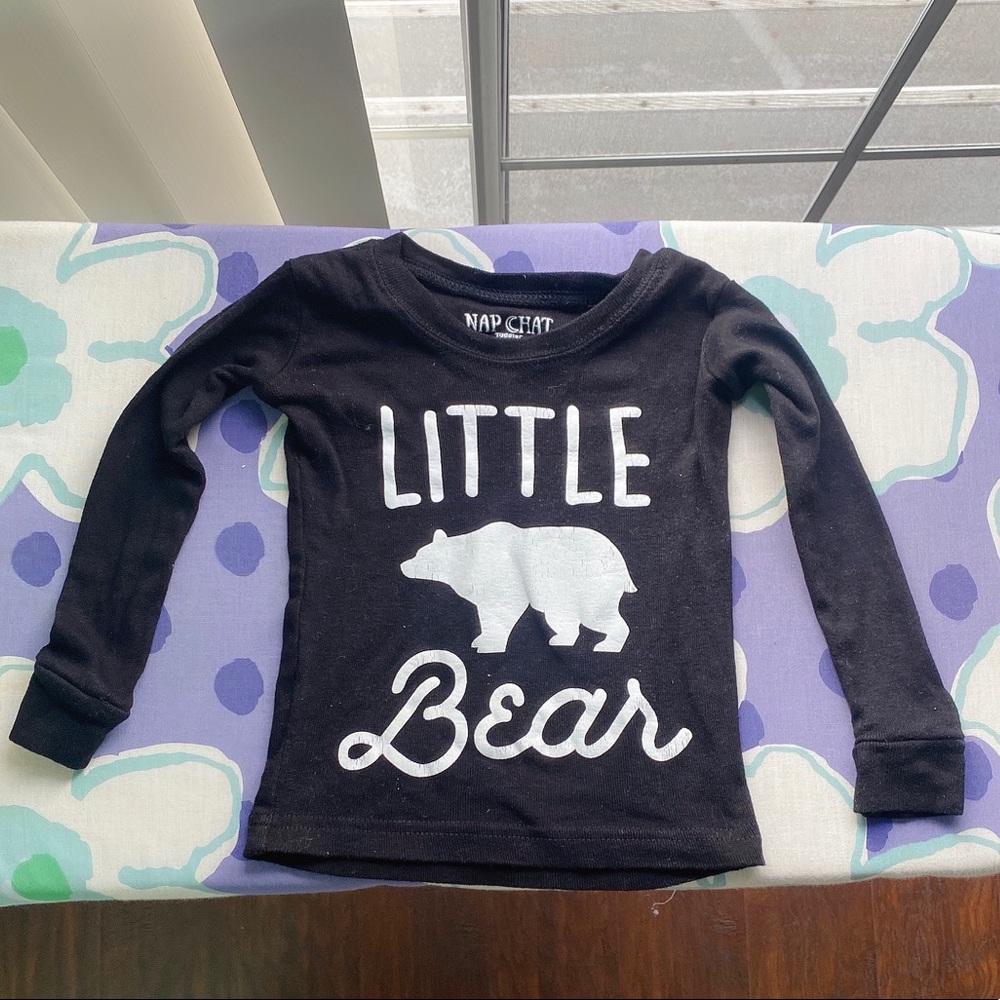 Nap Chat Black Long Sleeve Top